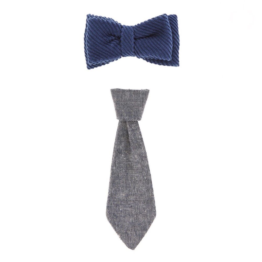 Bow Tie and Neck Tie Collar Accessory